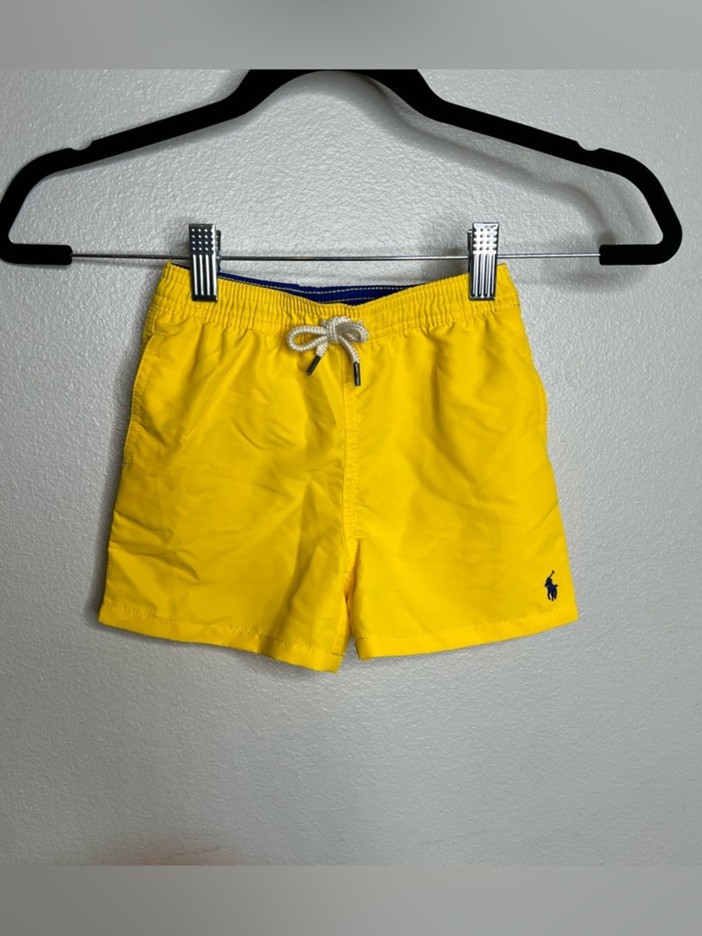 Polo Ralph Lauren Baby Boy Swim Trunk Drawstring Yellow - 18 Months